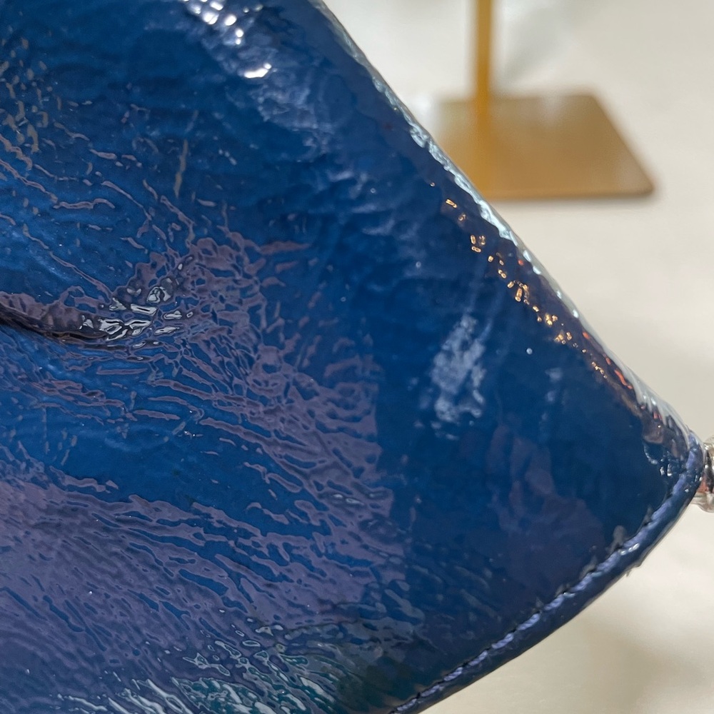 ‼️SPRING SALE Coach Midnight Blue Leather Wristlet 🌙 - Picture 17 of 17